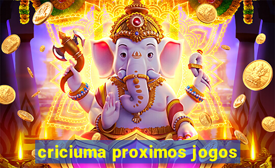 criciuma proximos jogos